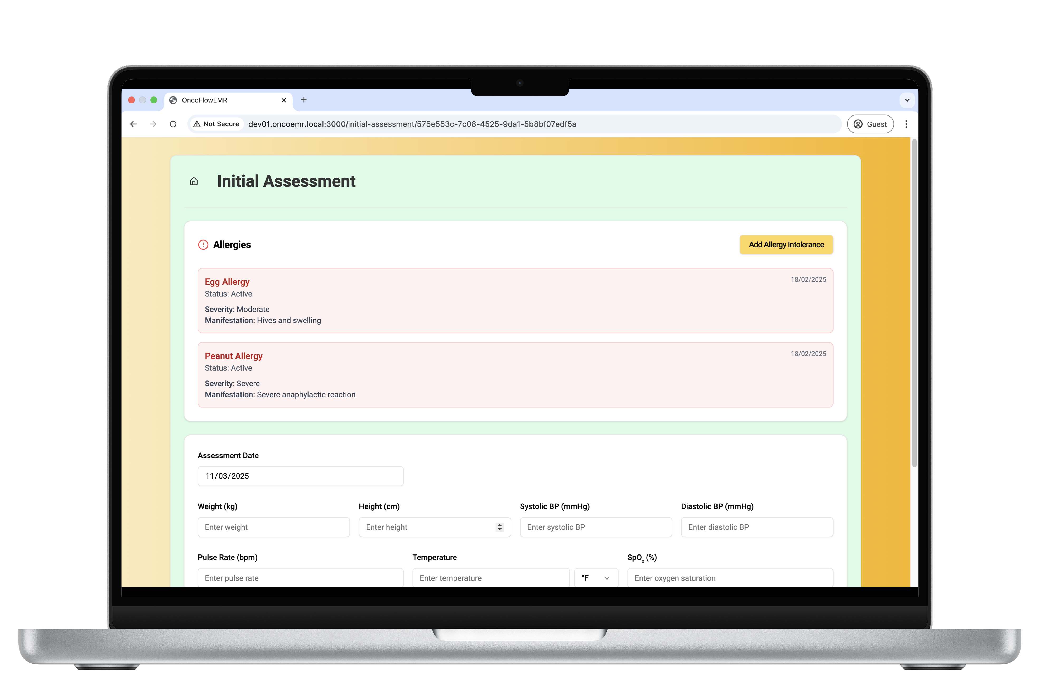 OncFlow Patient Management