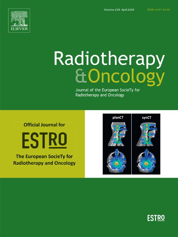 Radiotherapy and Oncology Journal Cover